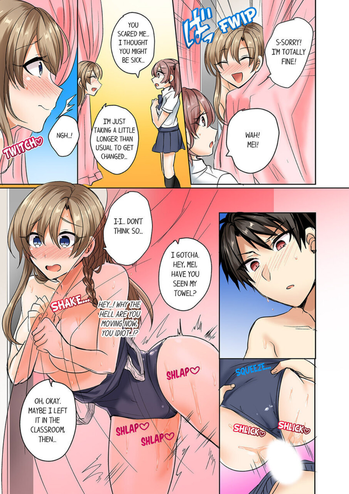 Hentai Manga Comic-My Swimsuit Slipped... And it went in!? A Mixed Synchronized Swimming Club with More Than Just Nip Slips in Store! ~ 1-Read-39